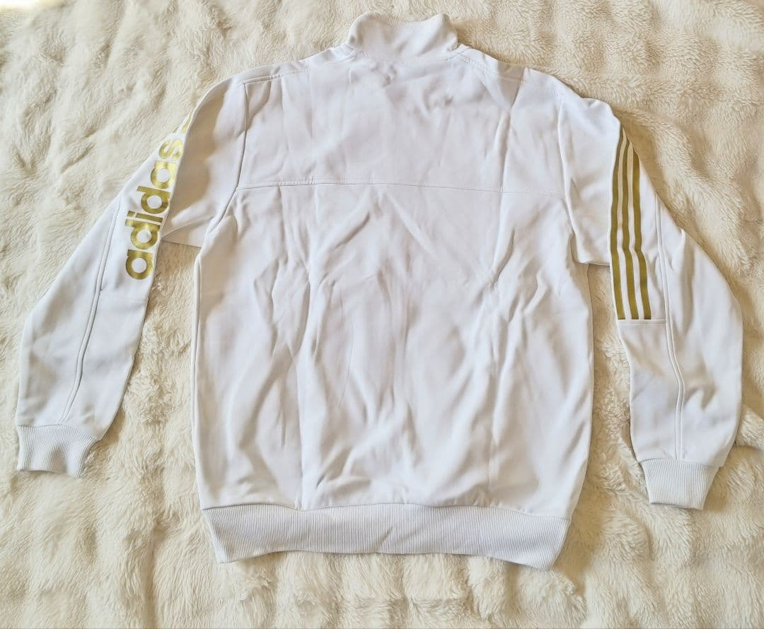 adidas アディダス ジャージ 上手 ズボン ジャケット 上下セット 白