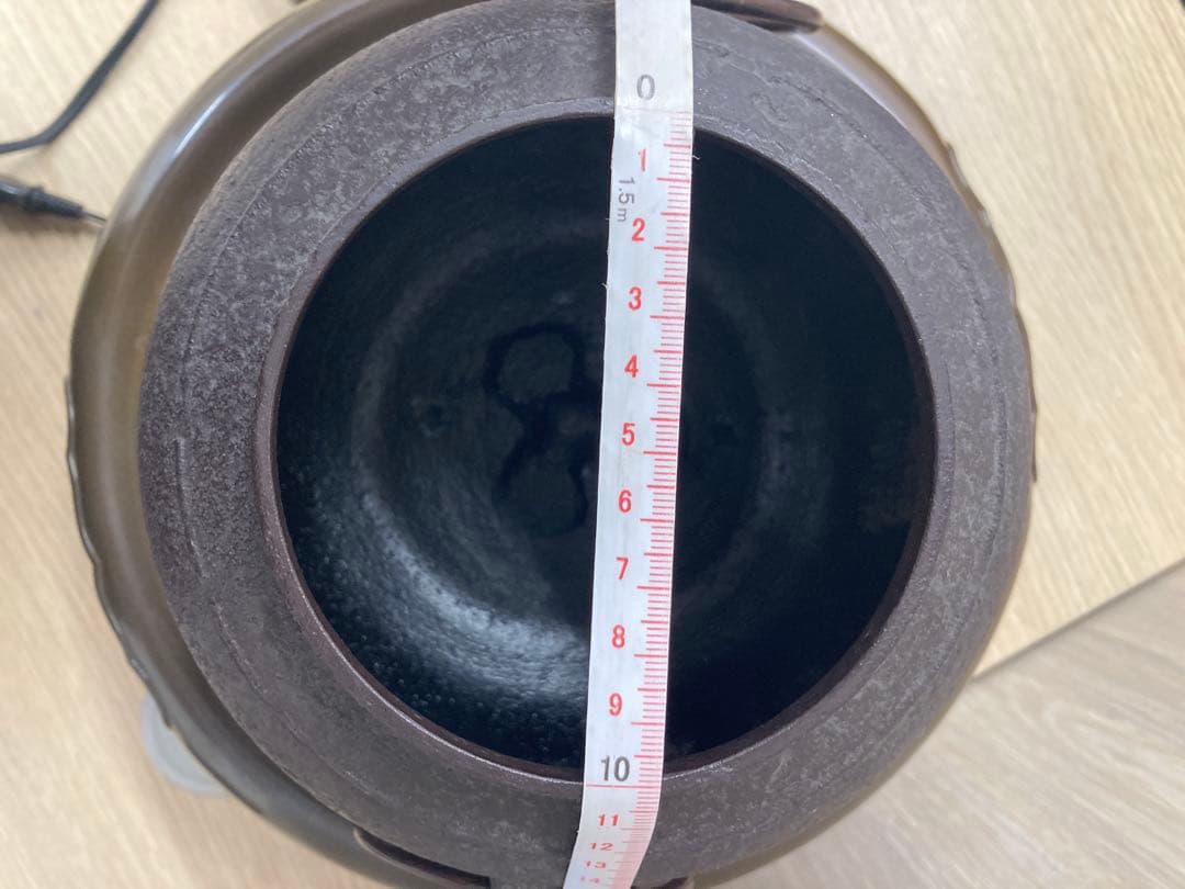 コンロ動作確認済み！　唐銅 風炉 風炉釜 茶釜 茶道具