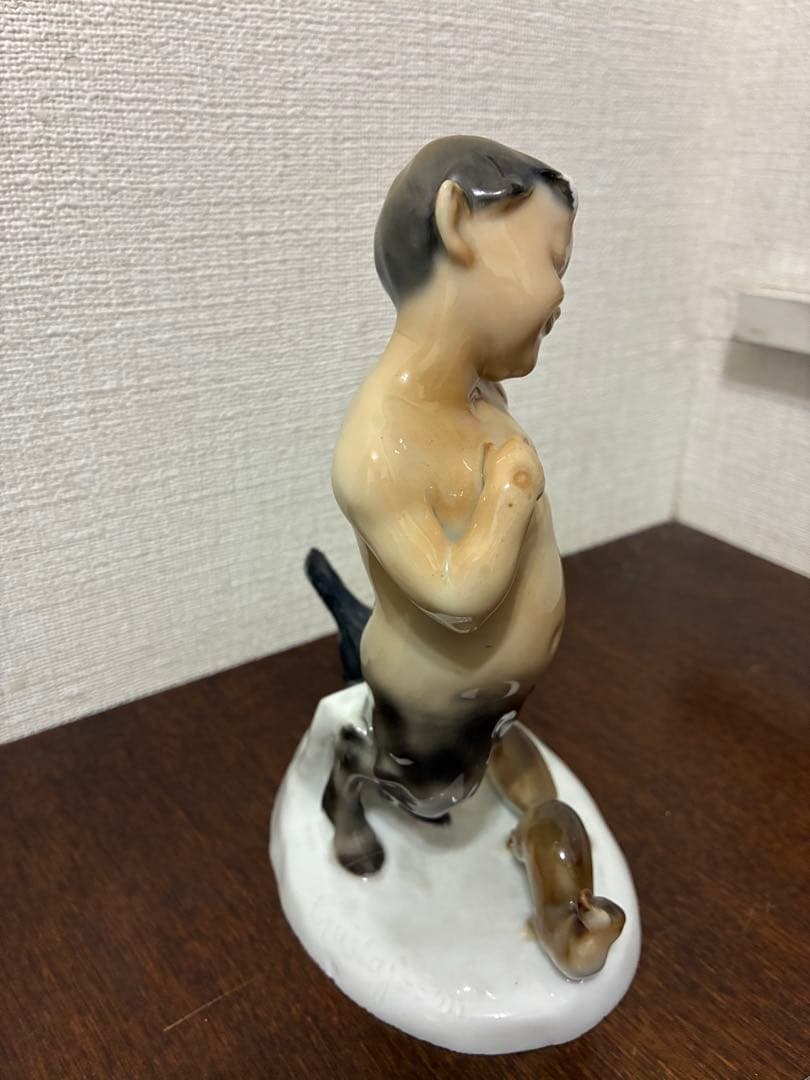 ビンテージ 40s デビル　悪魔　サティロス　牧神　妖精　置物　レトロ　内藤ルネ