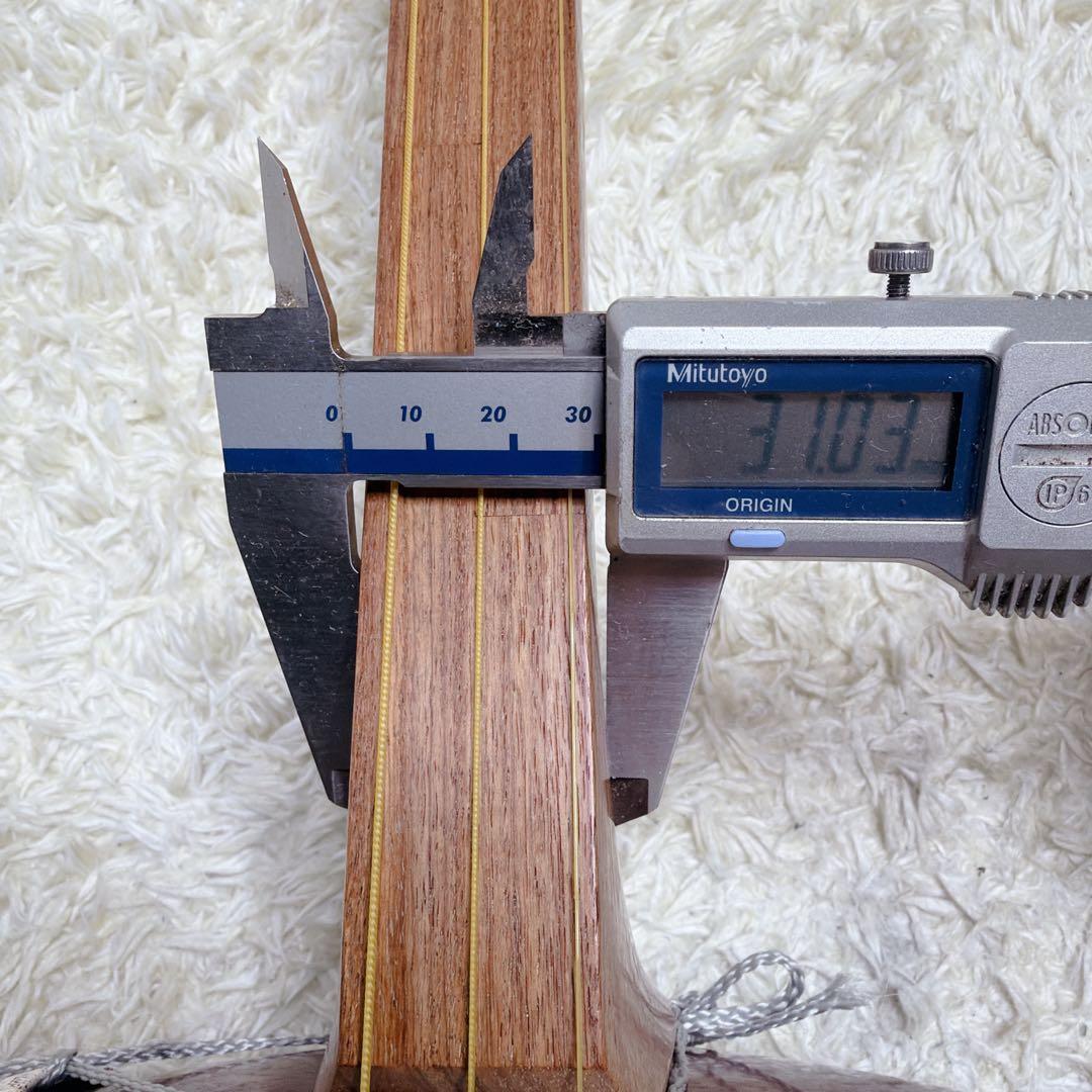 三味線 中棹 セット 撥 胴かけ 花梨 1本溝 犬皮 皮破れなし 丸打胴