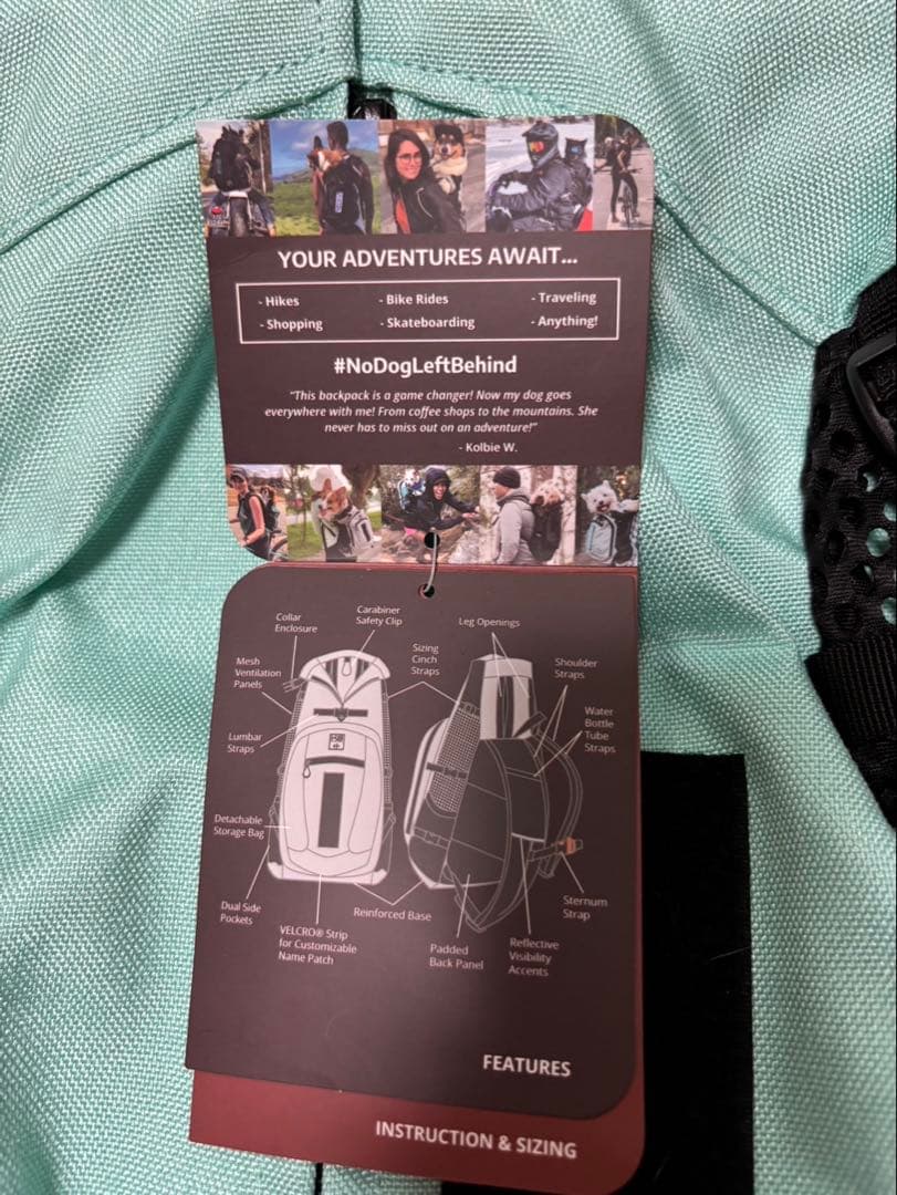 【K9 スポーツサック】 ドッグバッグ Lサイズ