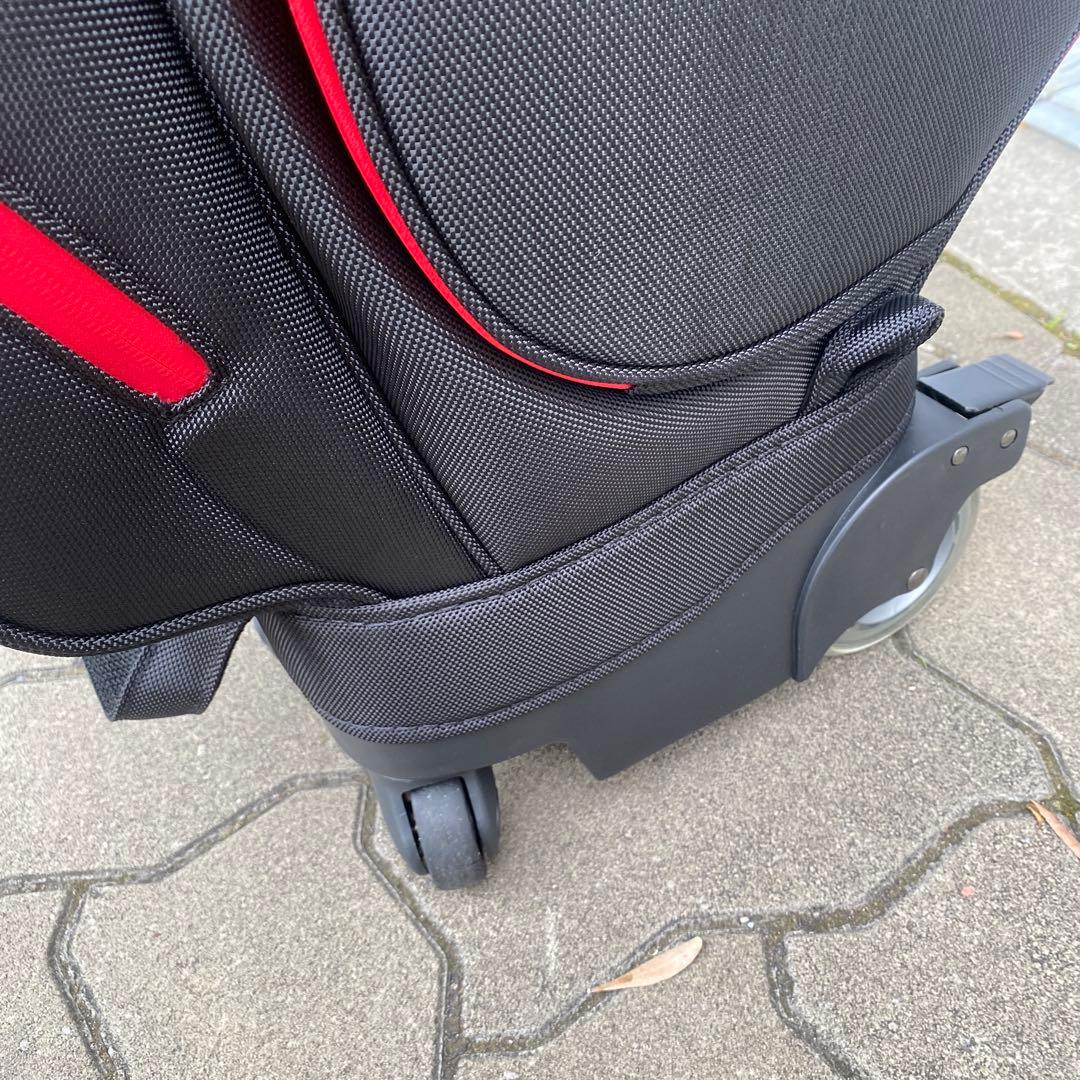 MEGA GOLF COOUV キャディバッグ 黒/赤ゴルフパック