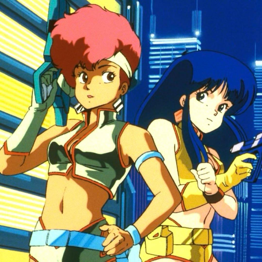 美品✳️ダーティペア『ケイ＆ユリ 1/10 フィギュア WAVE』※不足部品あり