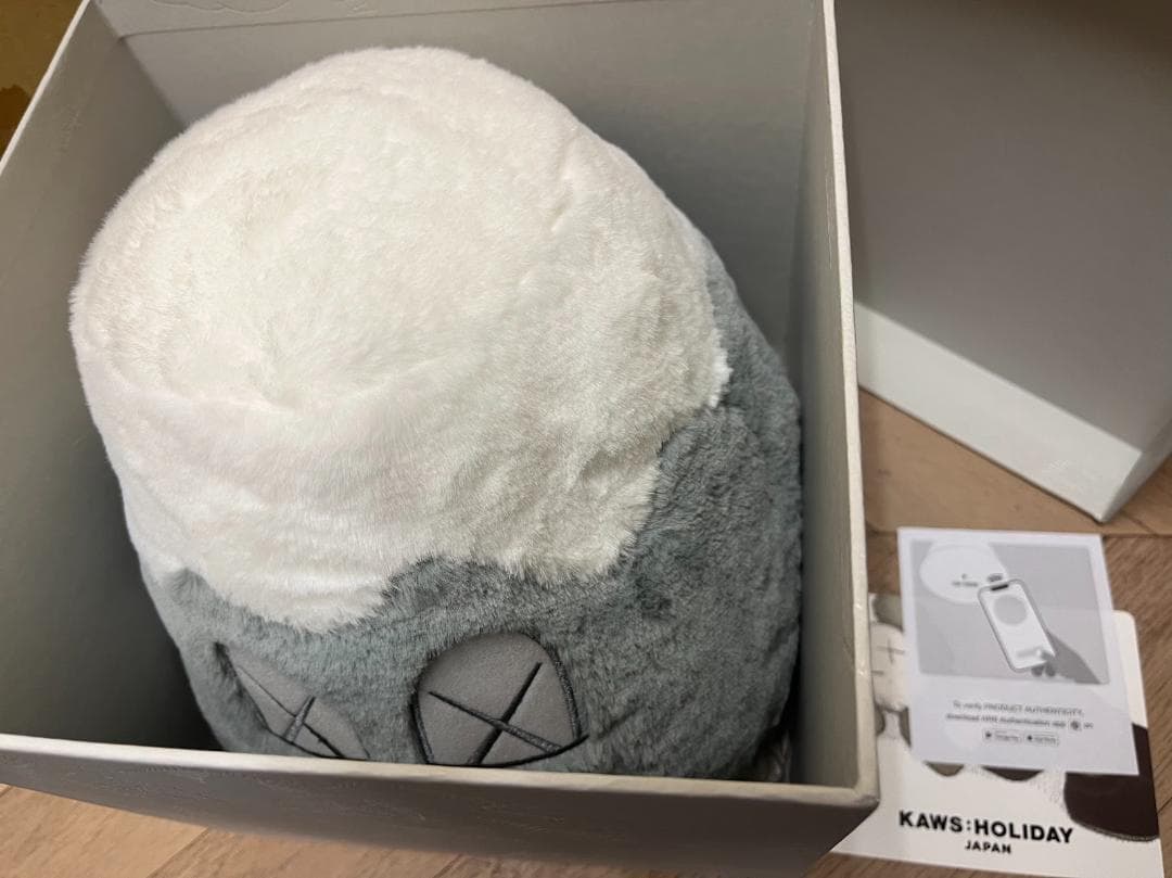 KAWS カウズ HOLIDAY JAPAN FUJI 富士山 グレー 箱入り