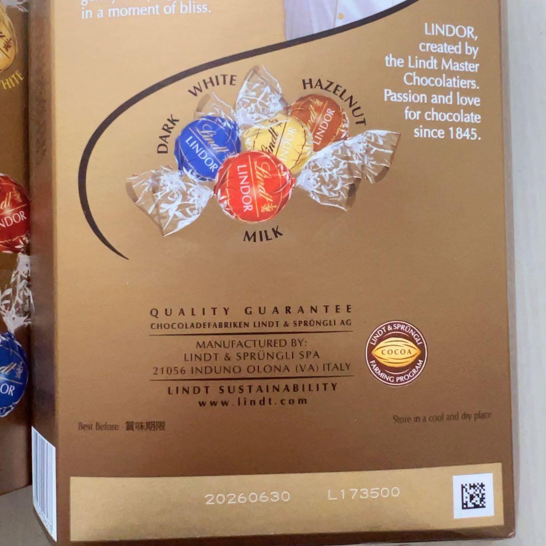 リンツ リンドール アソート チョコレート　　4箱