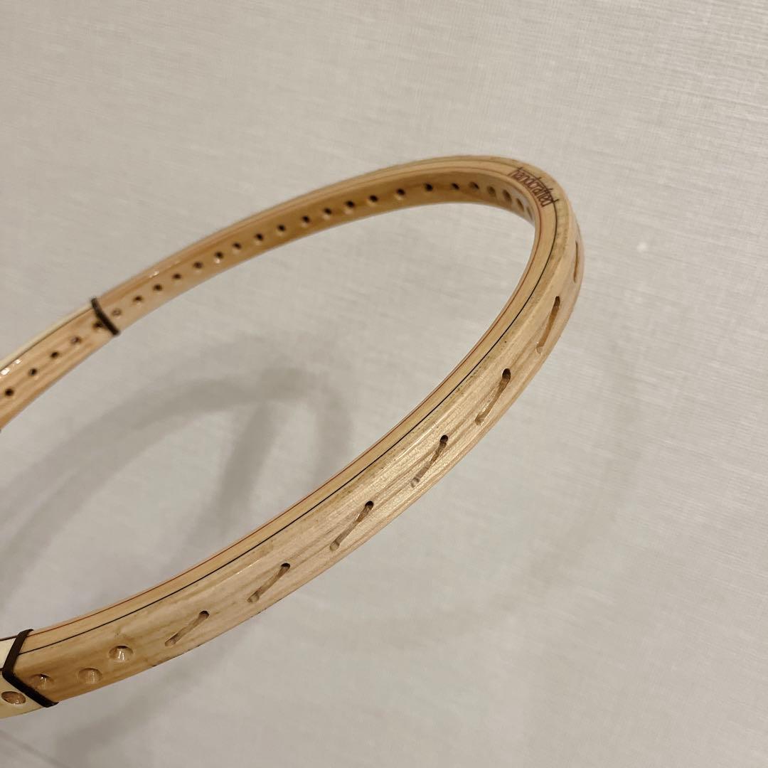 希少 70s アディダス ナスターゼ ウッドラケット ベルギー製 ハンドクラフト