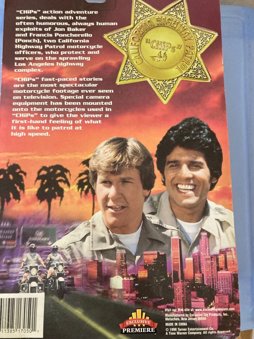 『白バイ野郎ジョン&パンチ（CHiPs）』チップス　フィギュア２種