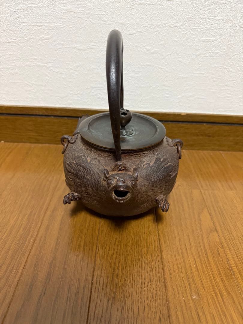 美品！！　分福茶釜　鉄瓶