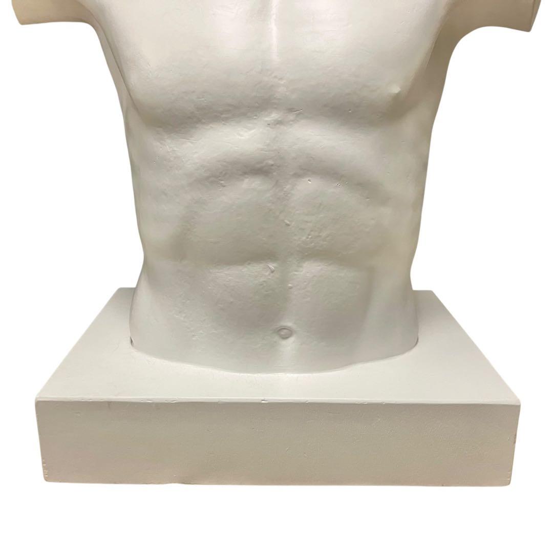 【希少】ポセイドン 石膏像 石像 胸像 デッサン 特大 彫刻 置物 オブジェ