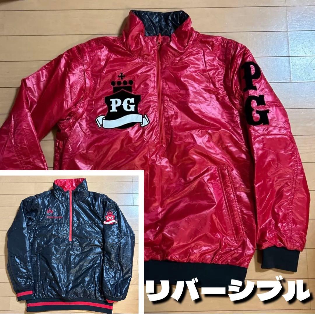 PEARLY GATES リバーシブルジャケット　レッド&ネイビー サイズ5