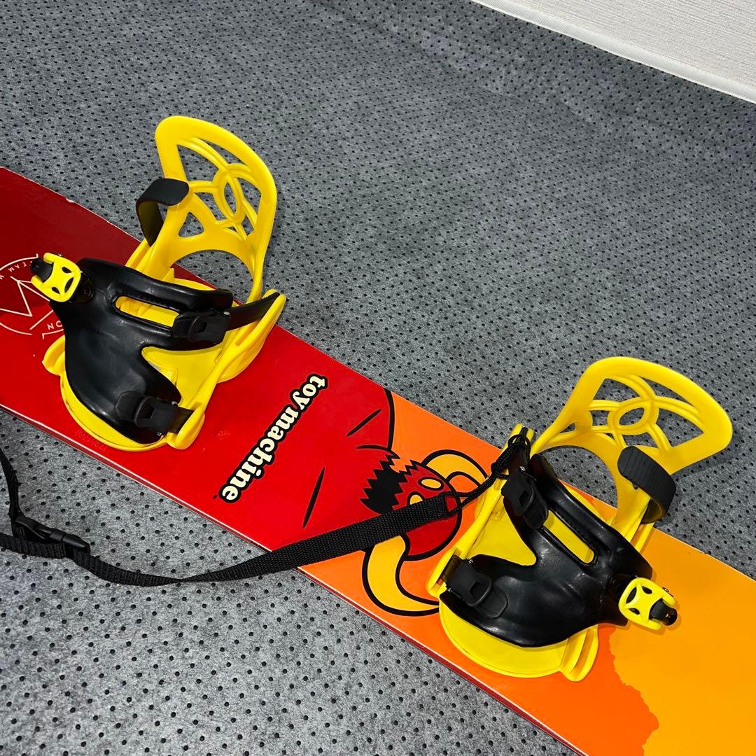 5回使用 キッズスノーボード SALOMON 90cm×バイン×ベルクロブーツ