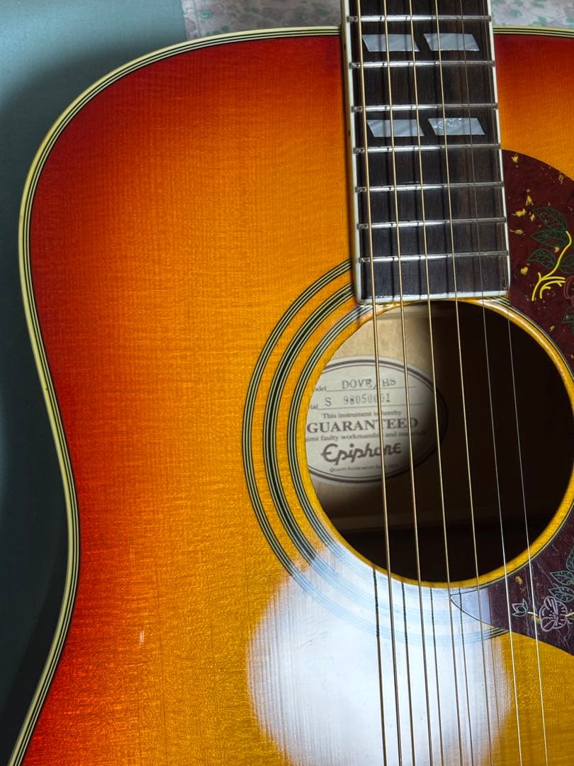 超美品❗️EpiphoneエピフォンDOVE 生アコギ 調整済‼️