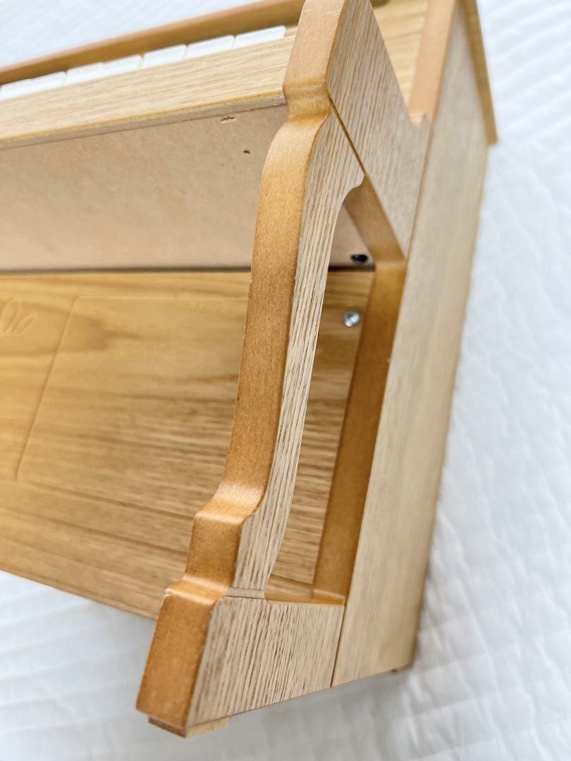 美品★KAWAI☆アップライト ミニピアノ ナチュラル おもちゃピアノ