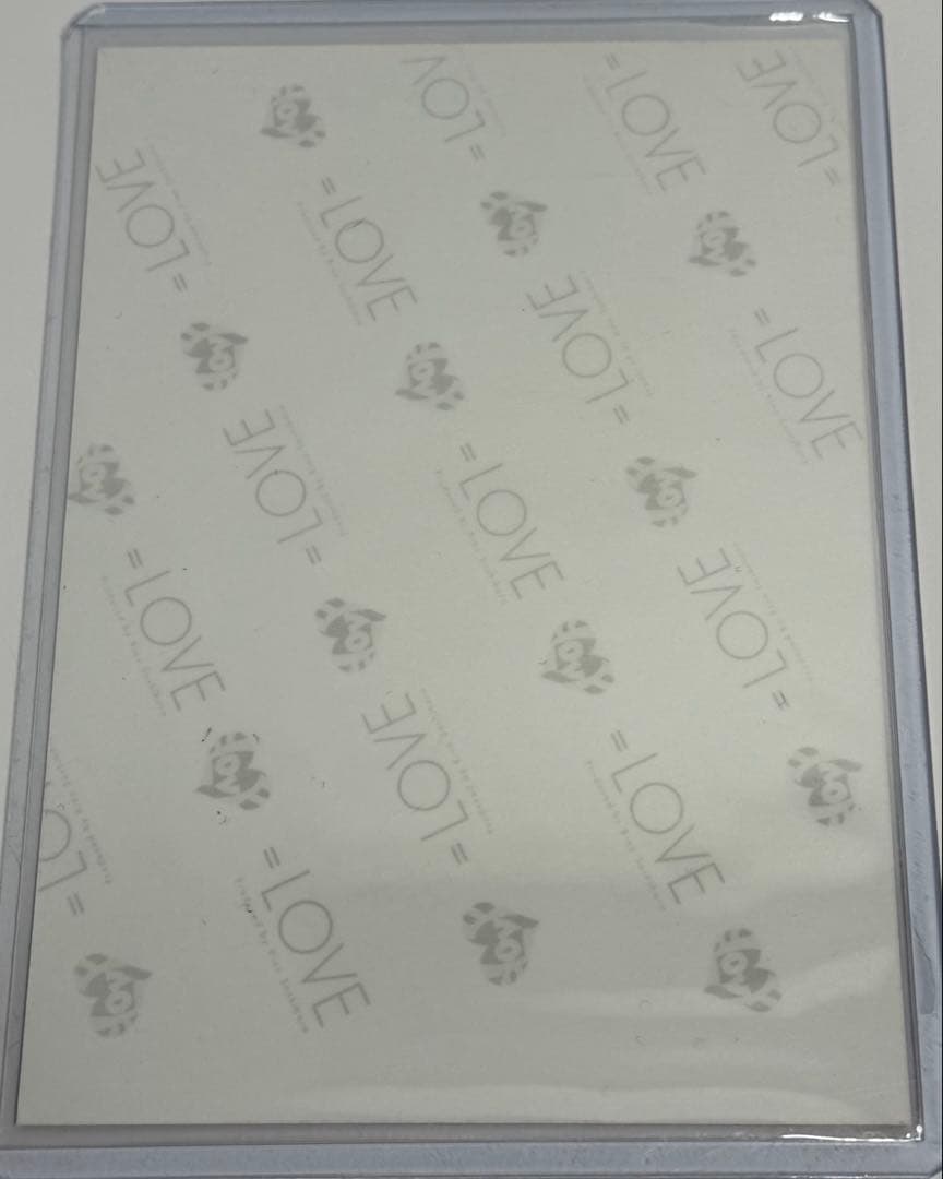 =LOVE 野口衣織 生写真 直筆 とくべチュ