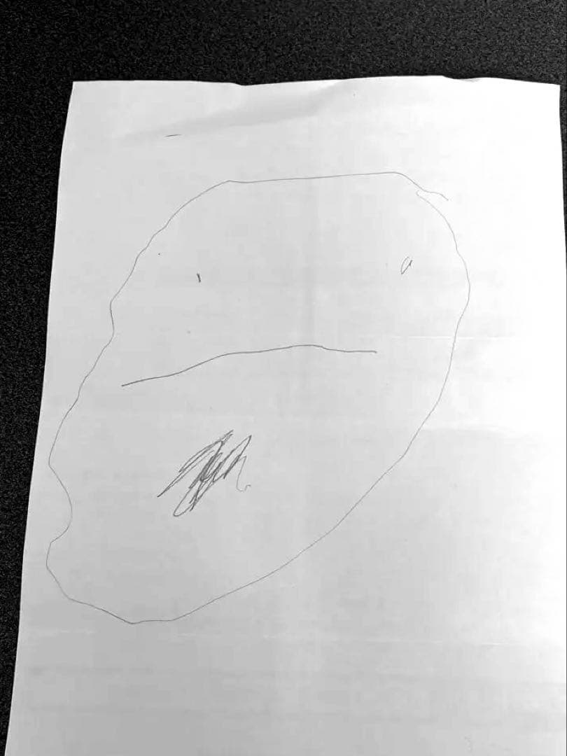 3歳娘の手書き絵 タイトル【ナゲットくん】