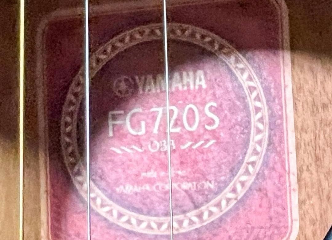 希少カラー青！YAMAHA FG720S アコースティックギター中古美品