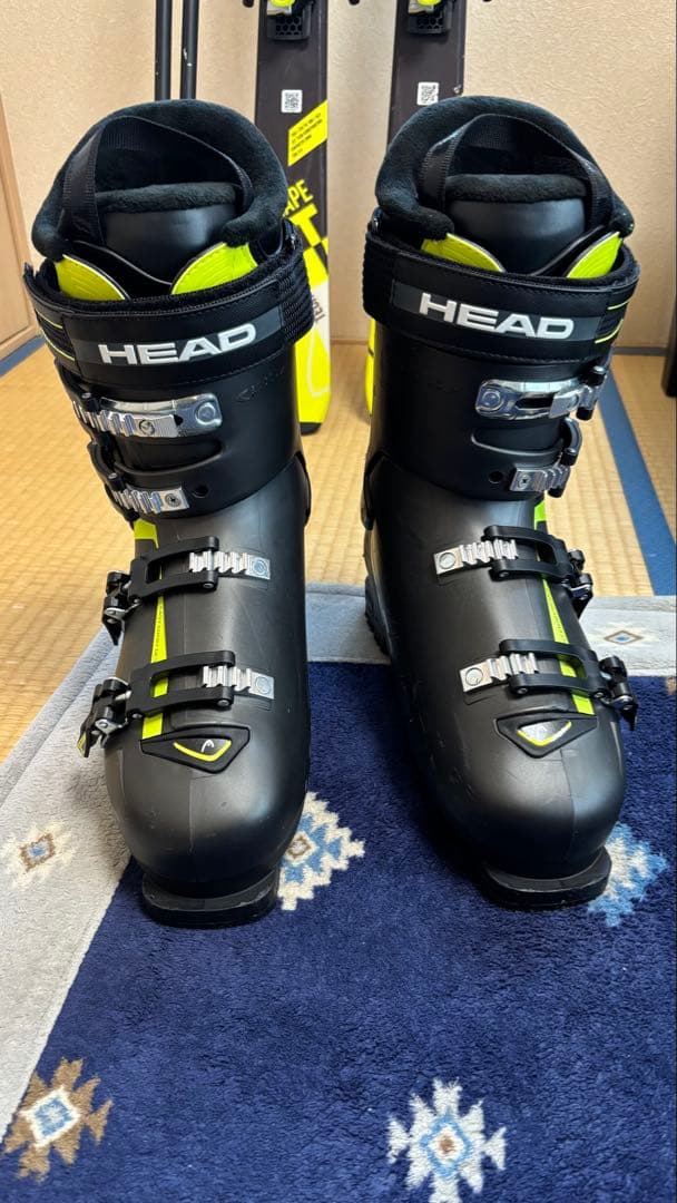 HEAD V2 スキーセット イエロー/ブラック