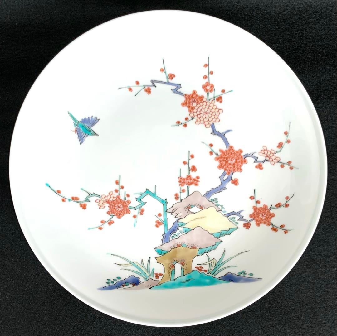 額皿 錦梅鳥文 ☆ 14代柿右衛門窯