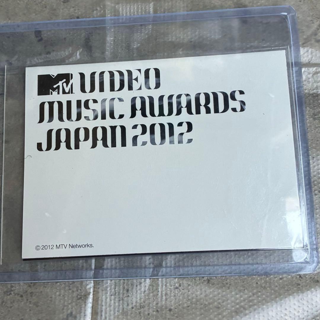 ダーツライブカード　VIDEO MUSIC AWARD JAPAN 2012