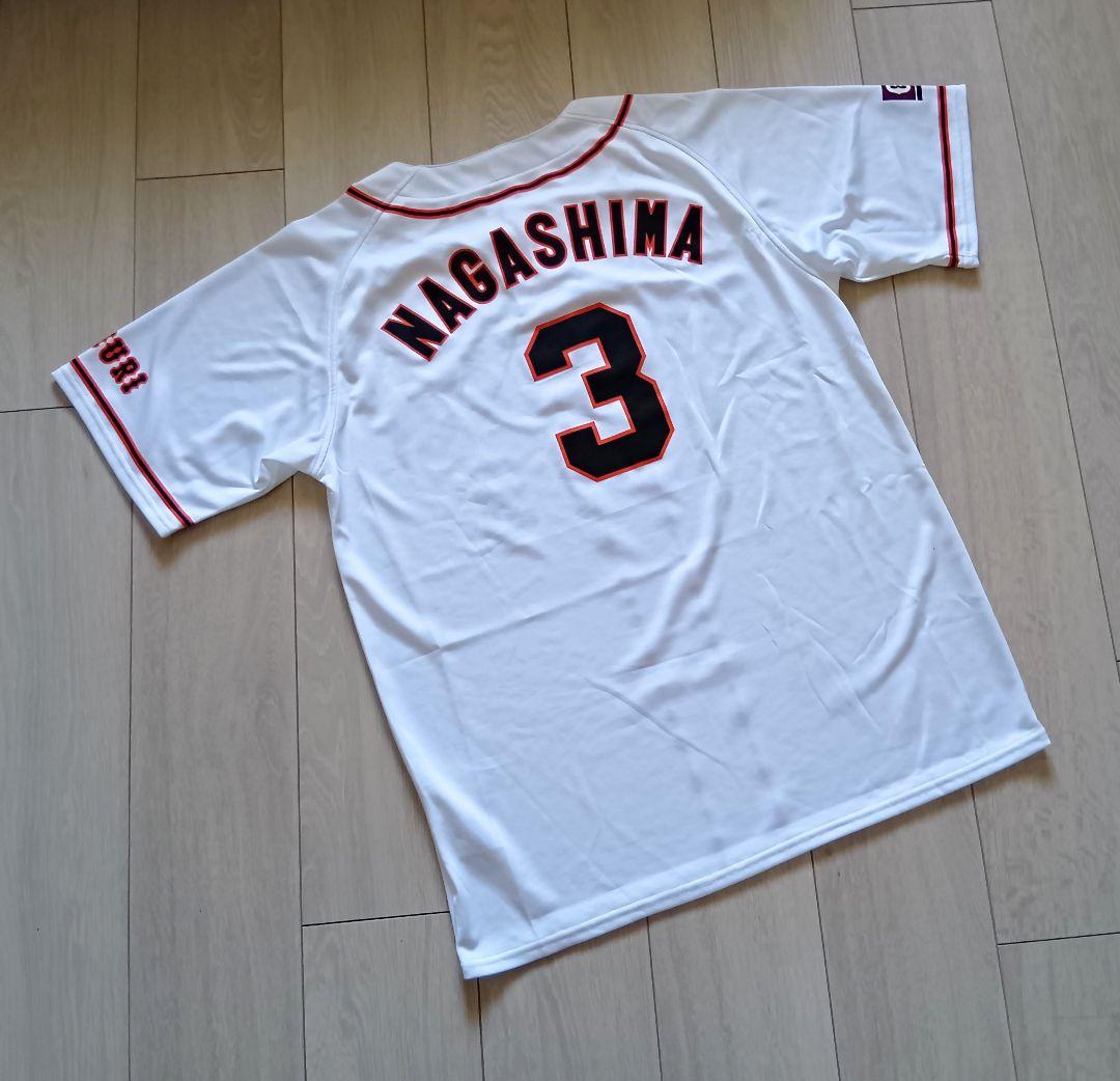 【期間限定　記念】巨人　ジャイアンツ 復刻　長嶋　国民栄誉賞　ユニフォーム　L