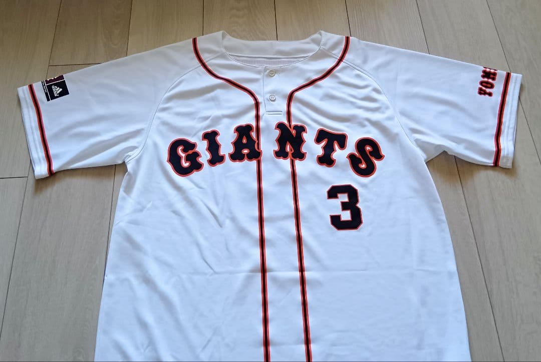 【期間限定　記念】巨人　ジャイアンツ 復刻　長嶋　国民栄誉賞　ユニフォーム　L