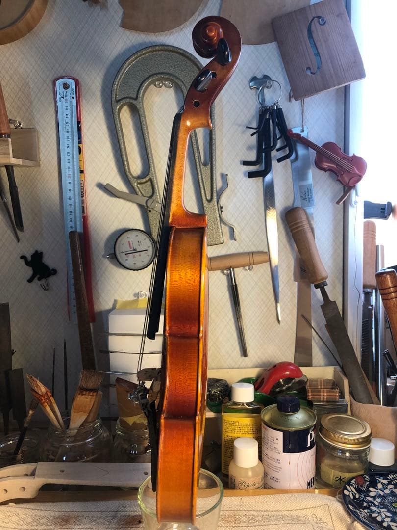 【駒&魂柱調整済】Suzuki分数バイオリンNo220 1/10 1979