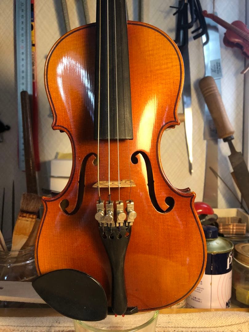 【駒&魂柱調整済】Suzuki分数バイオリンNo220 1/10 1979