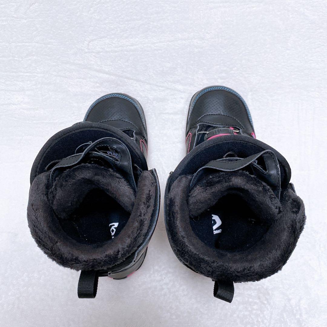 SALOMON　PEARL BOA　スノーボードブーツ　25.5cm　黒　ピンク