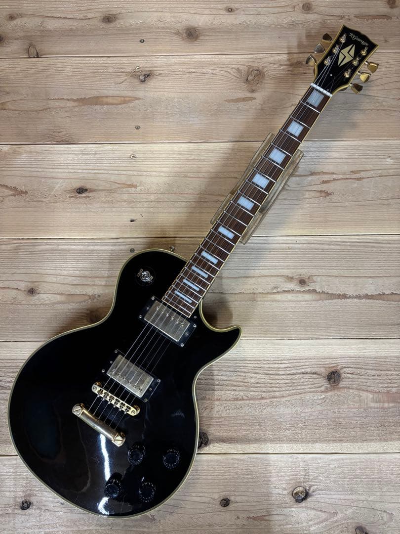 K-Garage レスポールカスタムモデル　ブラック　中古調整済み