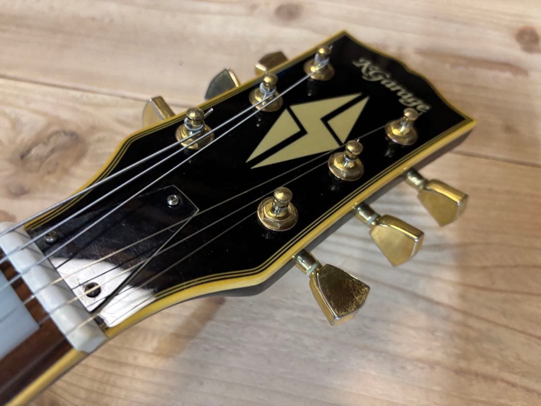 K-Garage レスポールカスタムモデル　ブラック　中古調整済み
