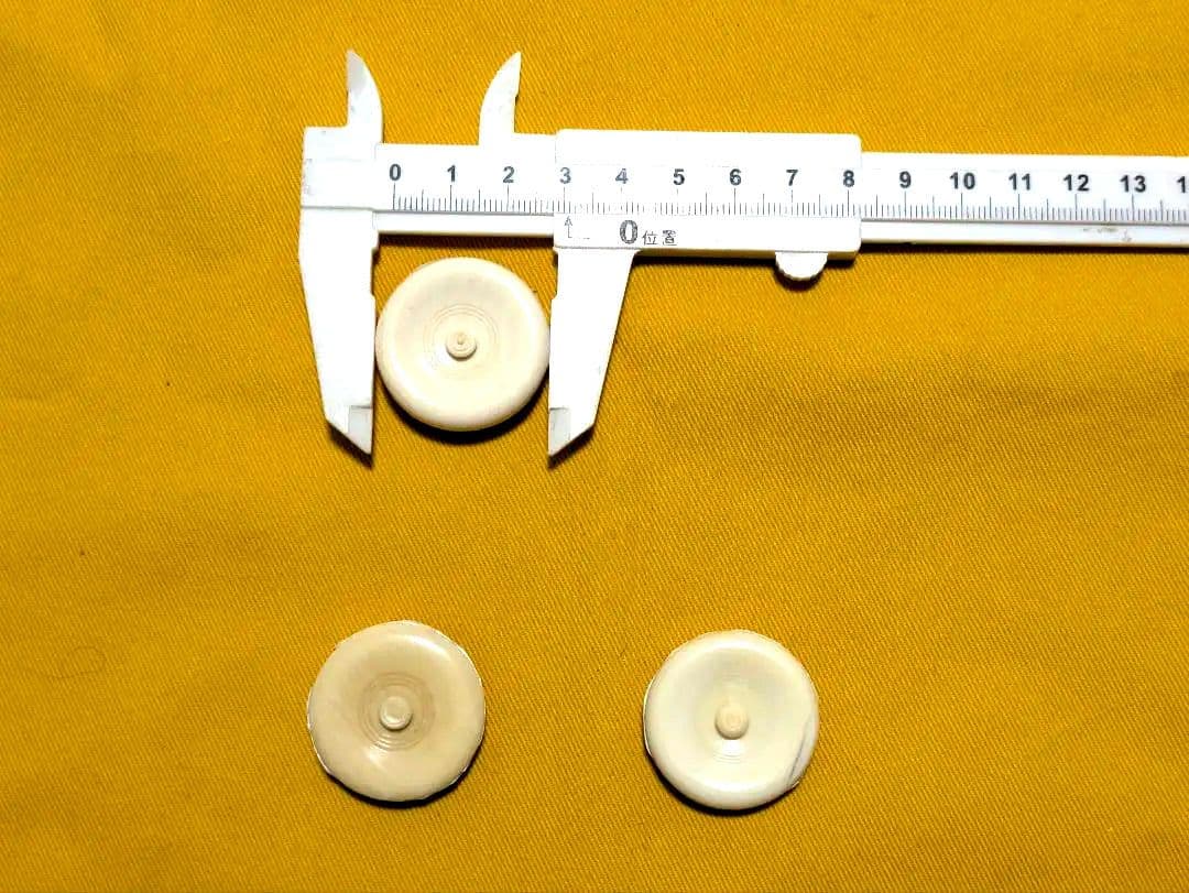 【売り尽し】茶入の蓋 ３個セット（含む虫喰１個）