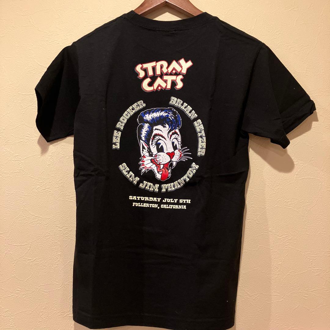 STRAY CATS Tシャツ 黒 サイズS 2003年夏復活版　※正規商品