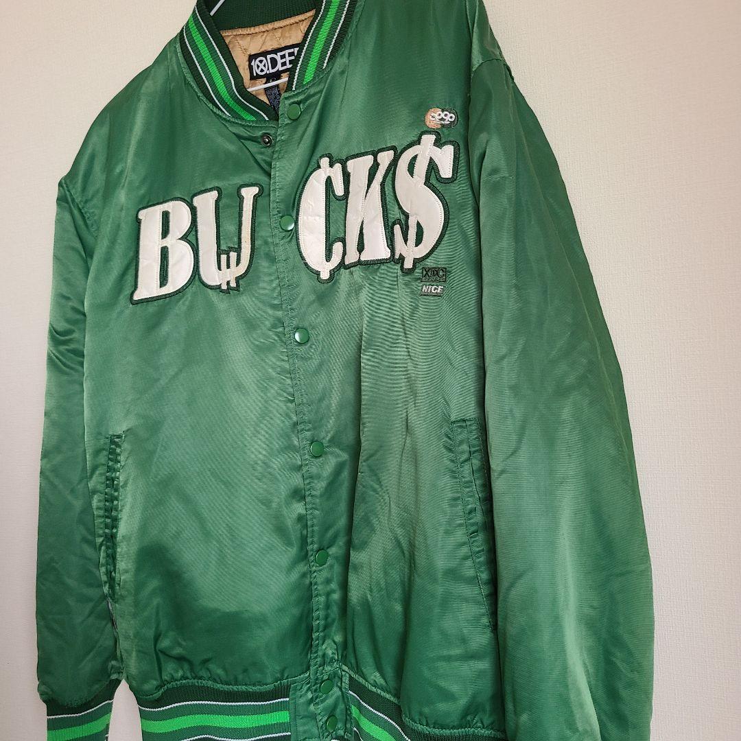 NBA ミルウォーキー・バックス　BUCKS　スタジャン　ストリート　ジャケット