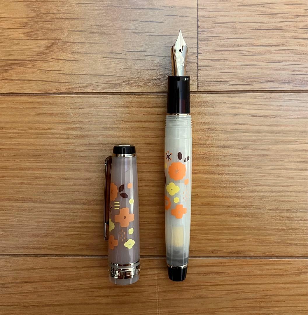 アンコーラ ancora mizutama 万年筆 モカブラウン