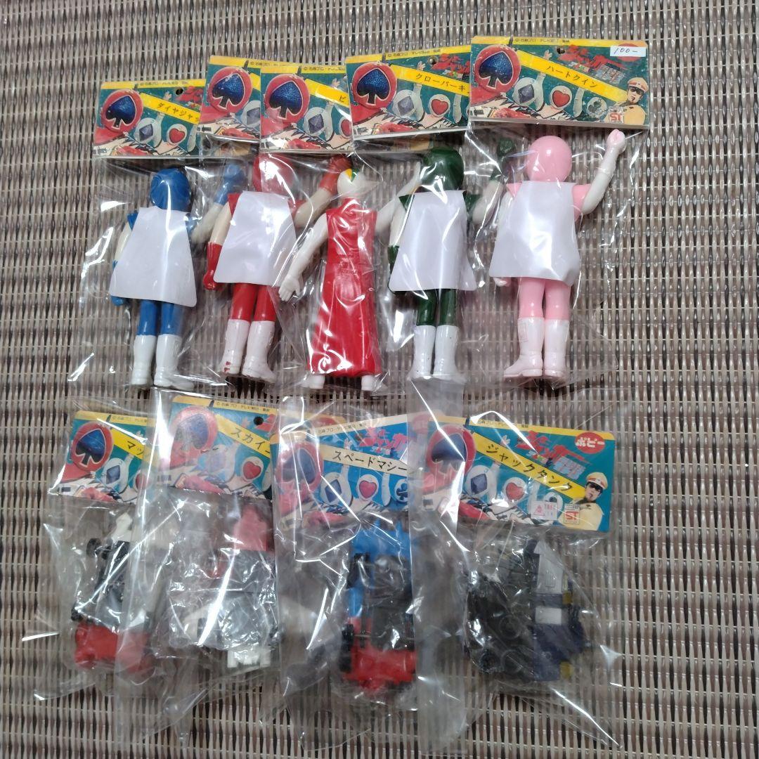 ジャッカー電撃隊　ポピー　放映当時物　ソフビ　昭和レトロ　日本製