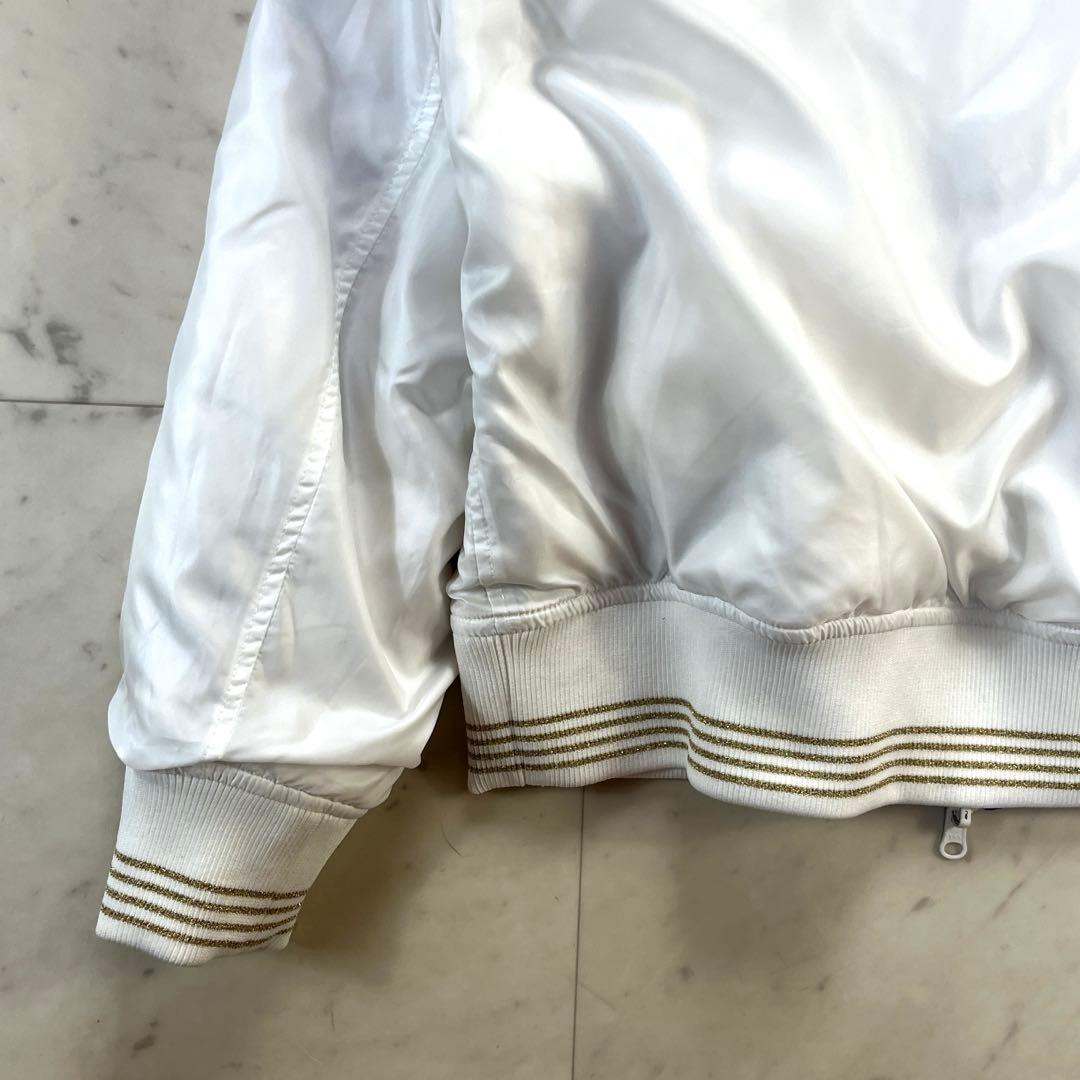 極美品♪キャロウェイ　2way リバーシブル　MA-1 花柄ダウンジャケット　L