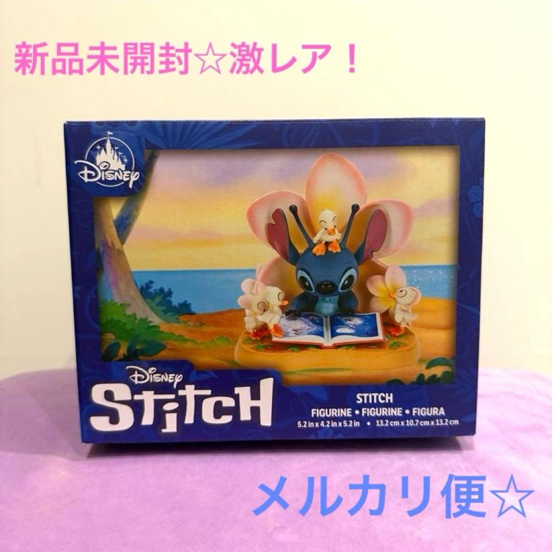 新品未開封レア☆スティッチ♡フィギュア☆プルメリア♡みにくいアヒルの子