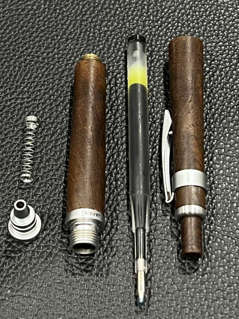 まさみつ　S20ボールペン 神代欅+ノックボタン