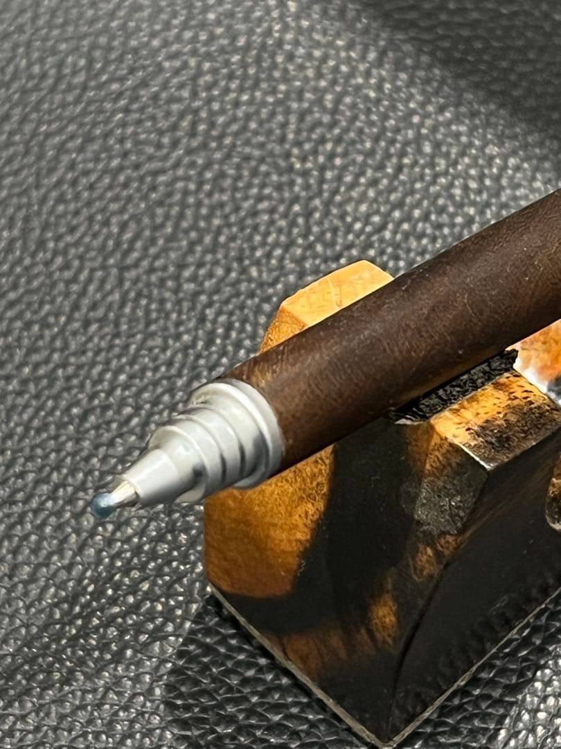 まさみつ　S20ボールペン 神代欅+ノックボタン