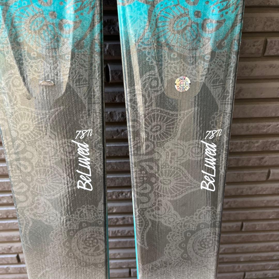 K2 Beluved 777 スキー板 バインディング付き　長さ149センチ