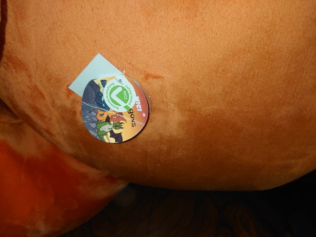 NICI ドラゴンぬいぐるみ　オレンジの子　160cm　正規店購入品