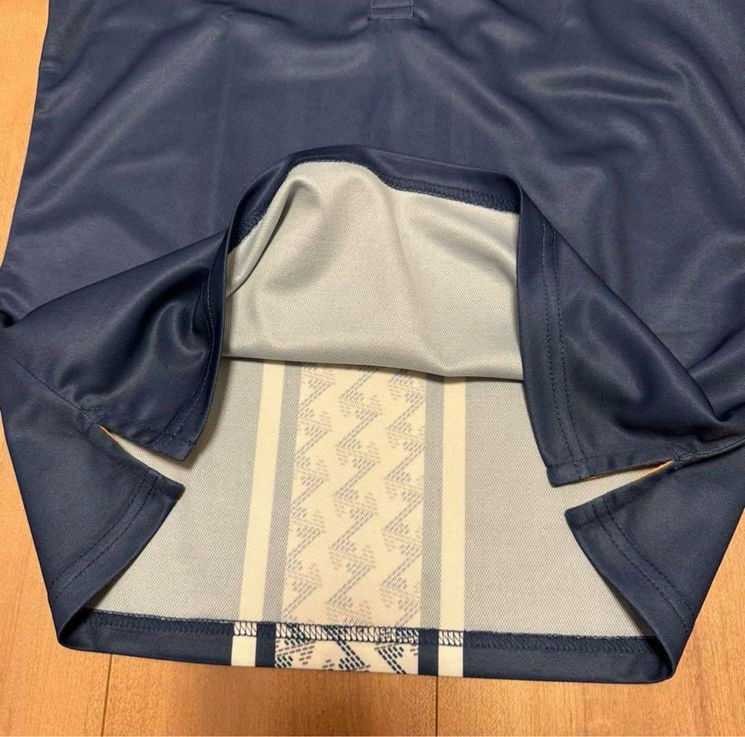 レザレクション　バックライン　ポロシャツ　半袖　ネイビー　新品タグ付き