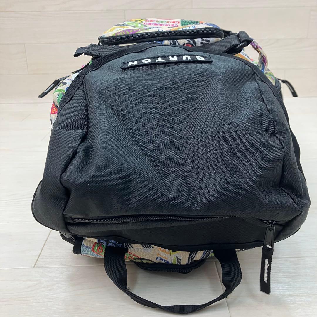 BURTON バートン バックパック リュック 多機能 総柄 ステッカー柄