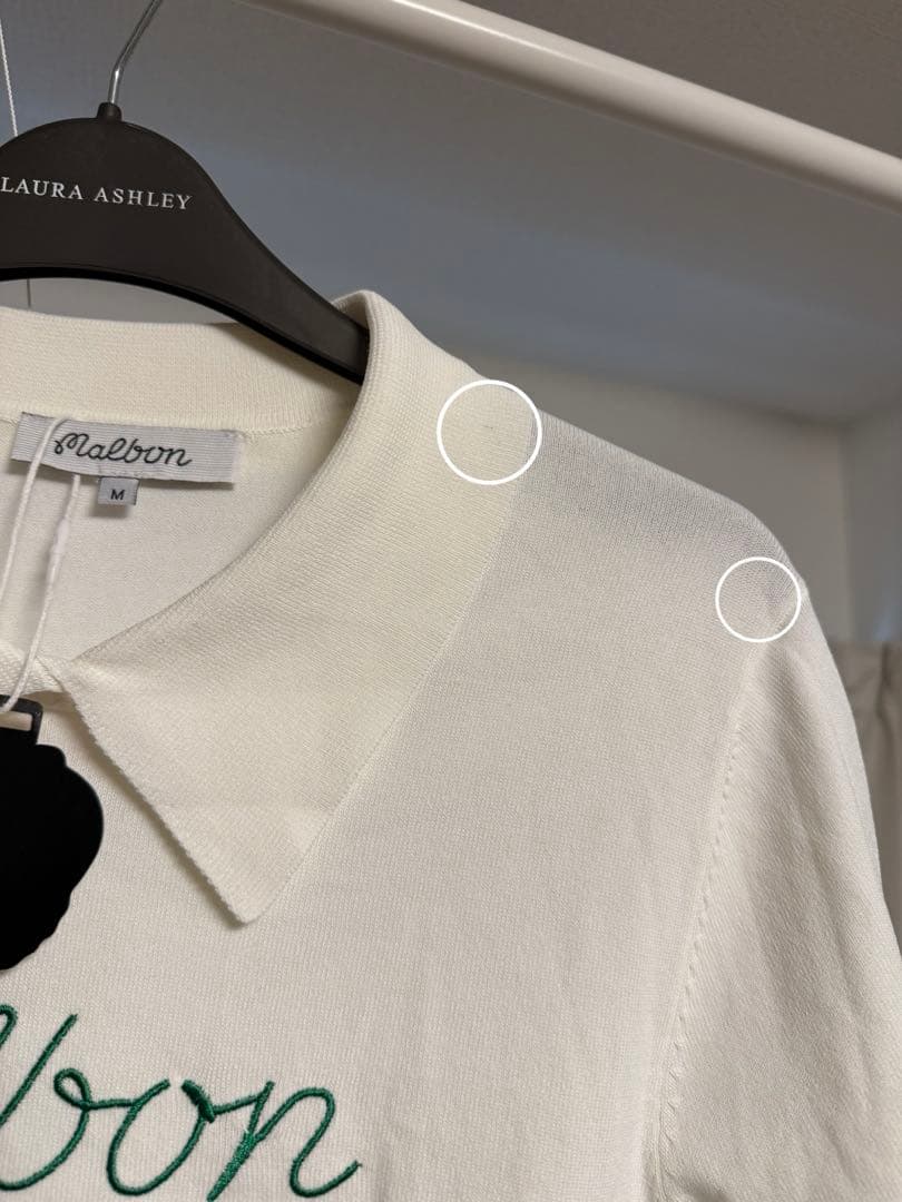 malbon マルボンゴルフ レディース 半袖 ニット ウエア Mサイズ