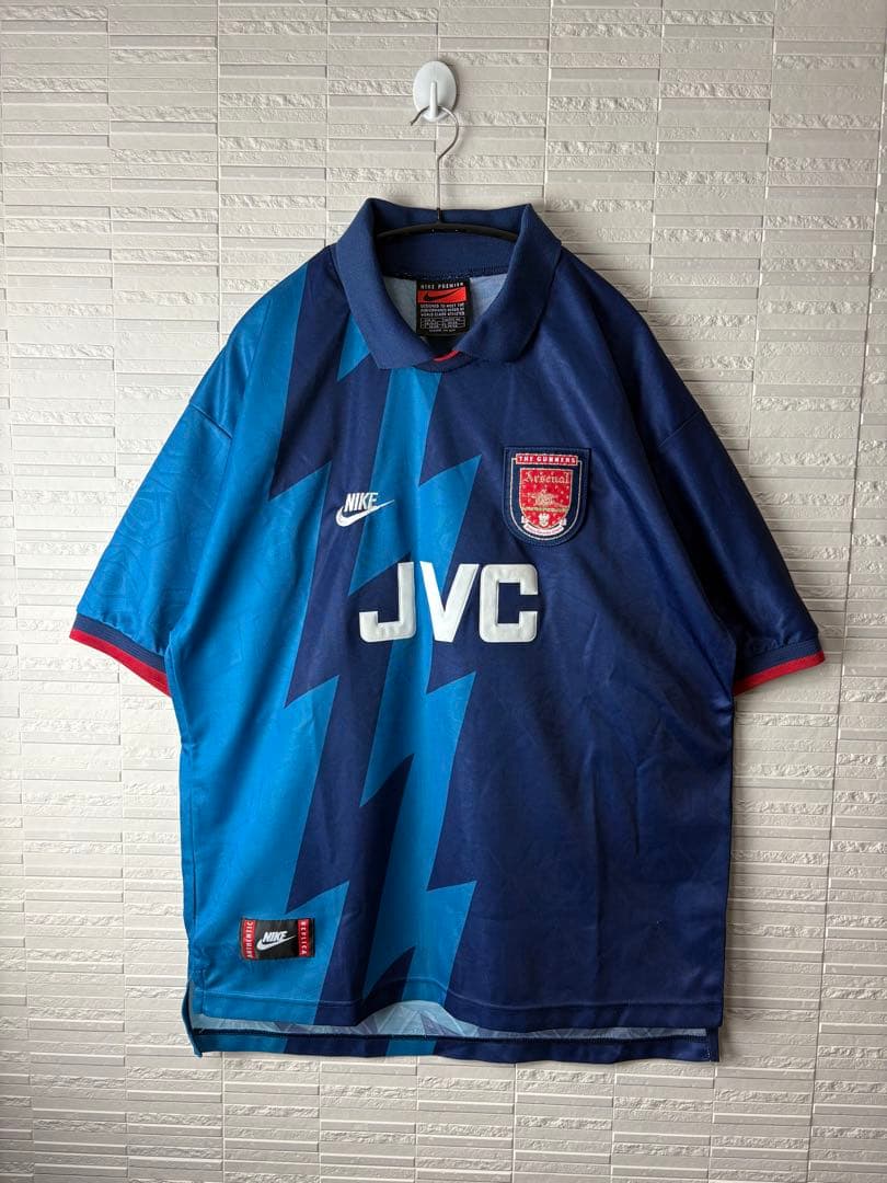 90s NIKE アーセナルFC 95/96 JVC ユニフォーム ゲームシャツ