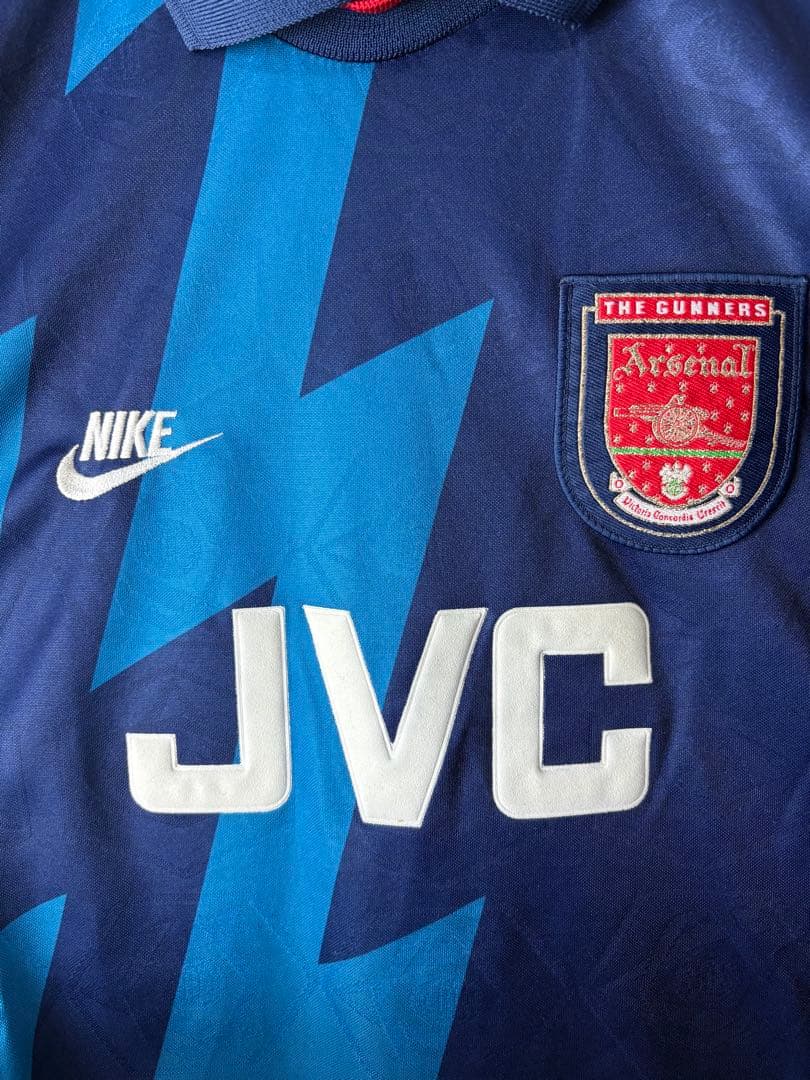 90s NIKE アーセナルFC 95/96 JVC ユニフォーム ゲームシャツ