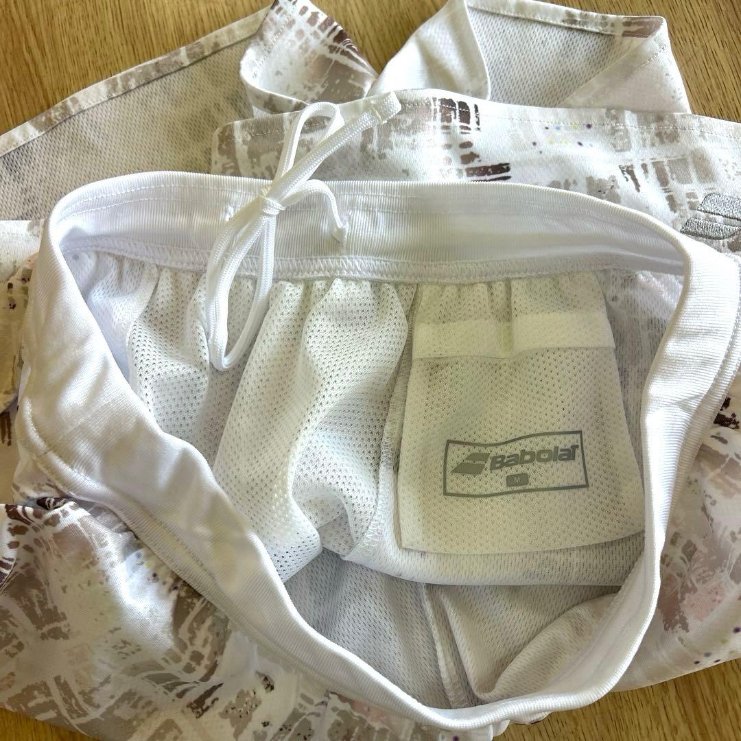 バボラ レディーステニスウエア　ゲームシャツキュロットパンツセットアップ　M