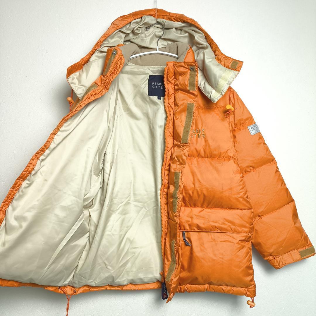 【パーリーゲイツ】フード付きダウンコート ジップアップ レディース 2015