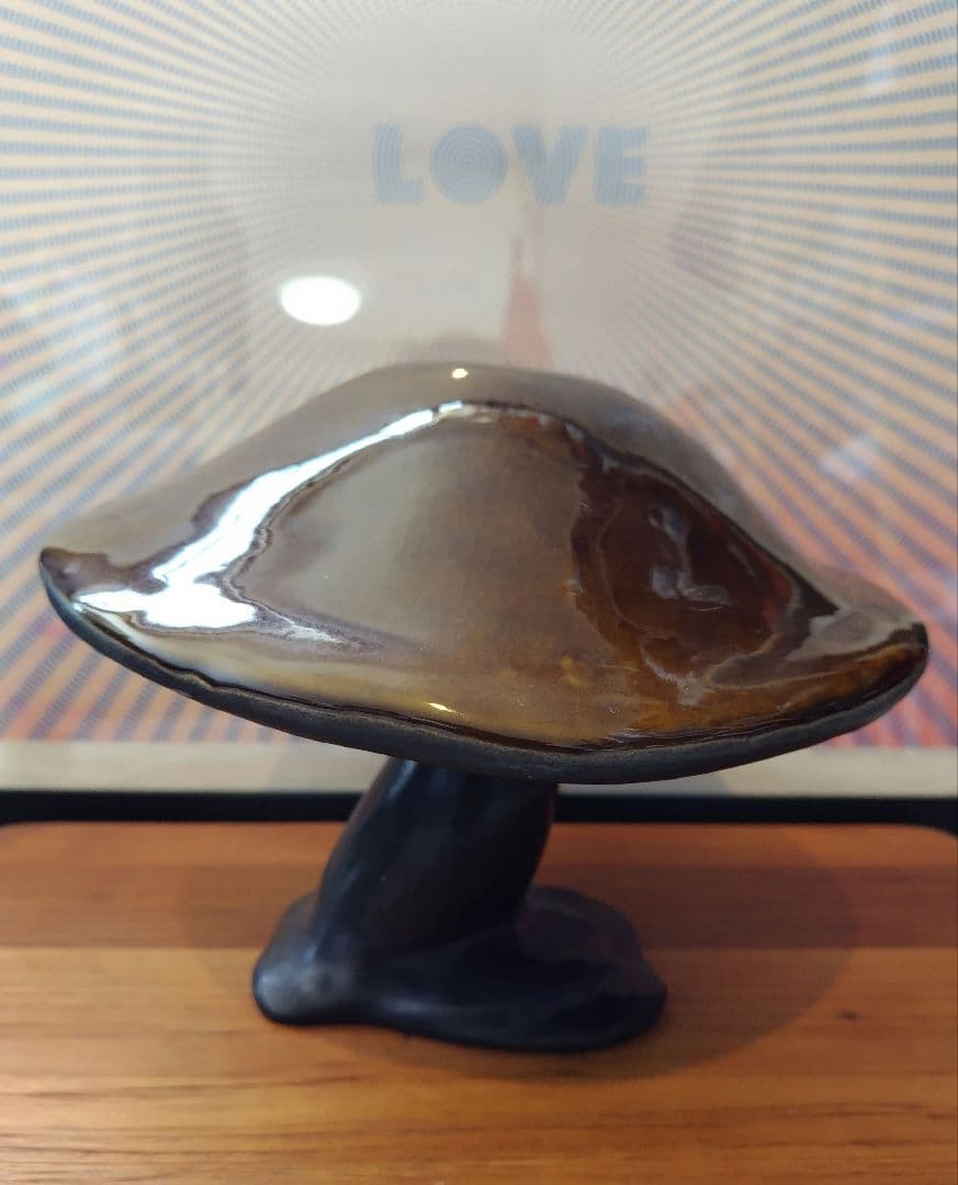 アンティーク マッシュルーム　ポッテリー