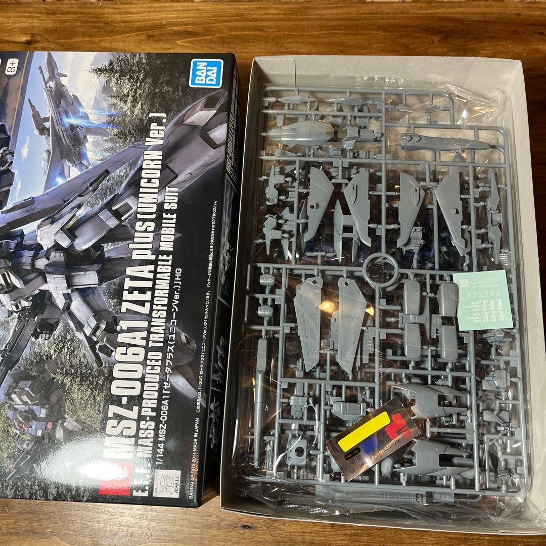 HG 1/144 ユニコーン、シナンジュ、ゼータプラス 3体セット